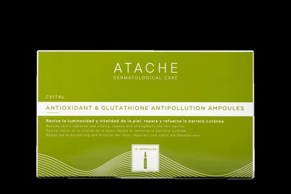 Antioxidant and glutathione antipollution ampoules